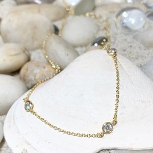 By the yard necklace silver only now